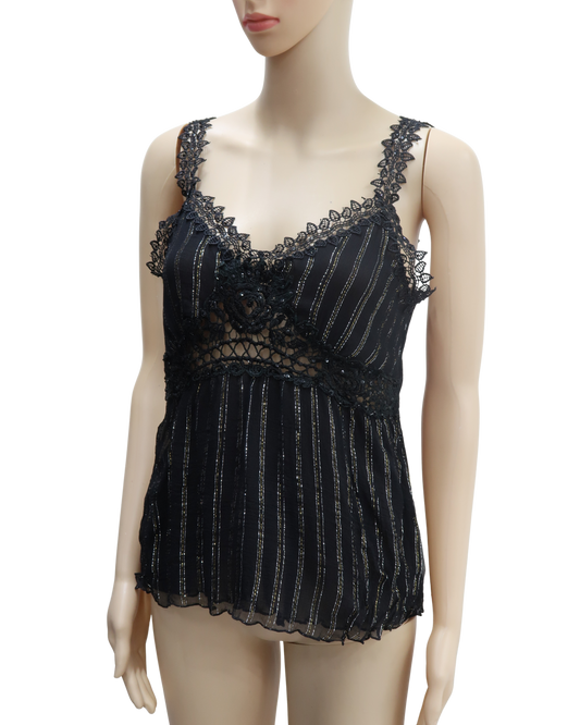 Débardeur noir à sequins - Vila clothes - M