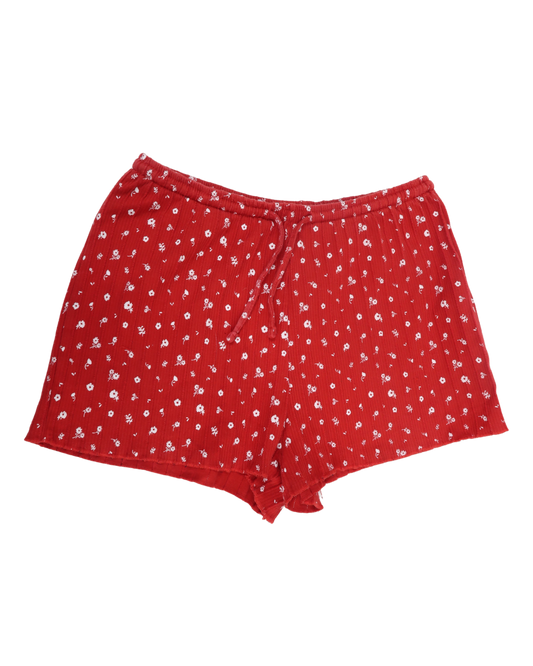 Short rouge floral - FB sister - S