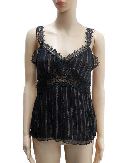 Débardeur noir à sequins - Vila clothes - M