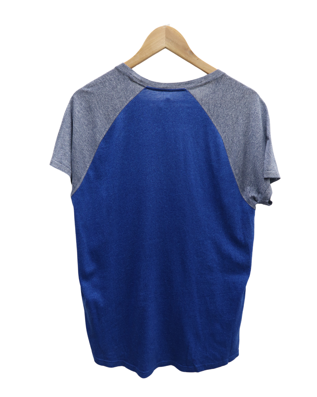 T-shirt bleu & gris - Hollister - S