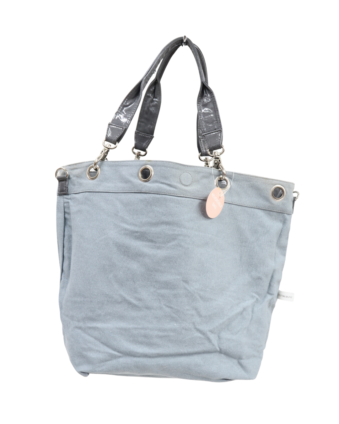 Grand cabas gris réversible