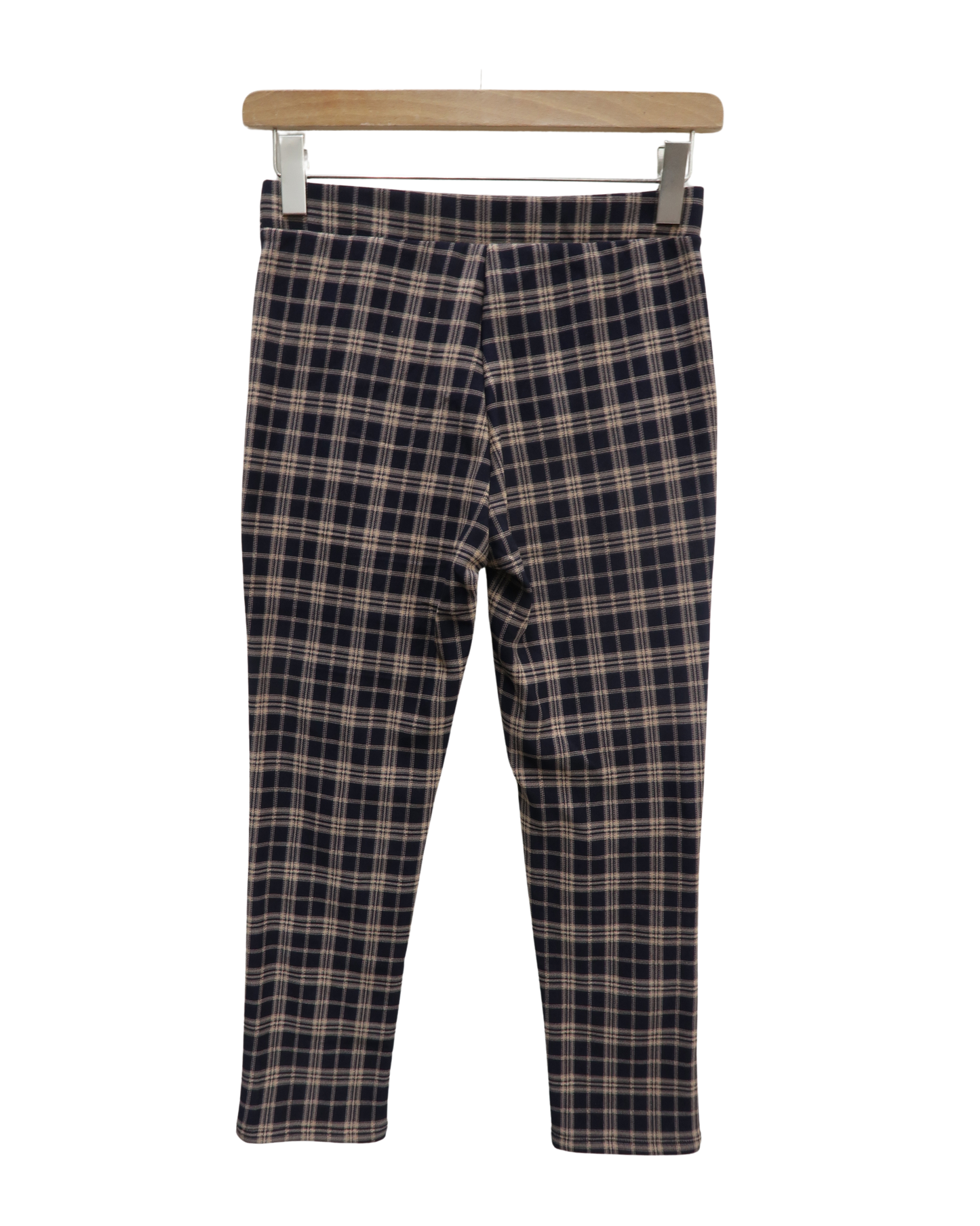 Pantalon bleu marine & beige - L