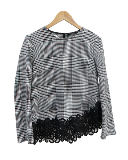 Chemisier noir & blanc - Zara - M