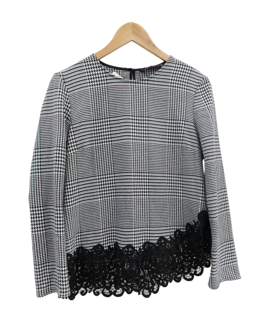 Chemisier noir & blanc - Zara - M