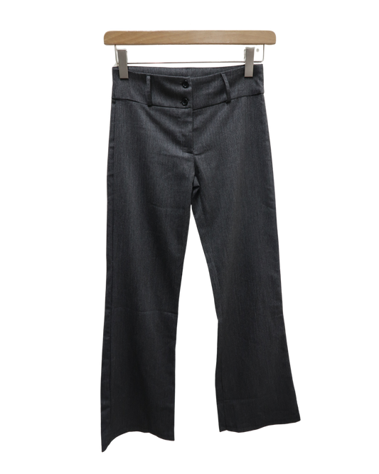Pantalon gris foncé coupe droite - Cache Cache - S