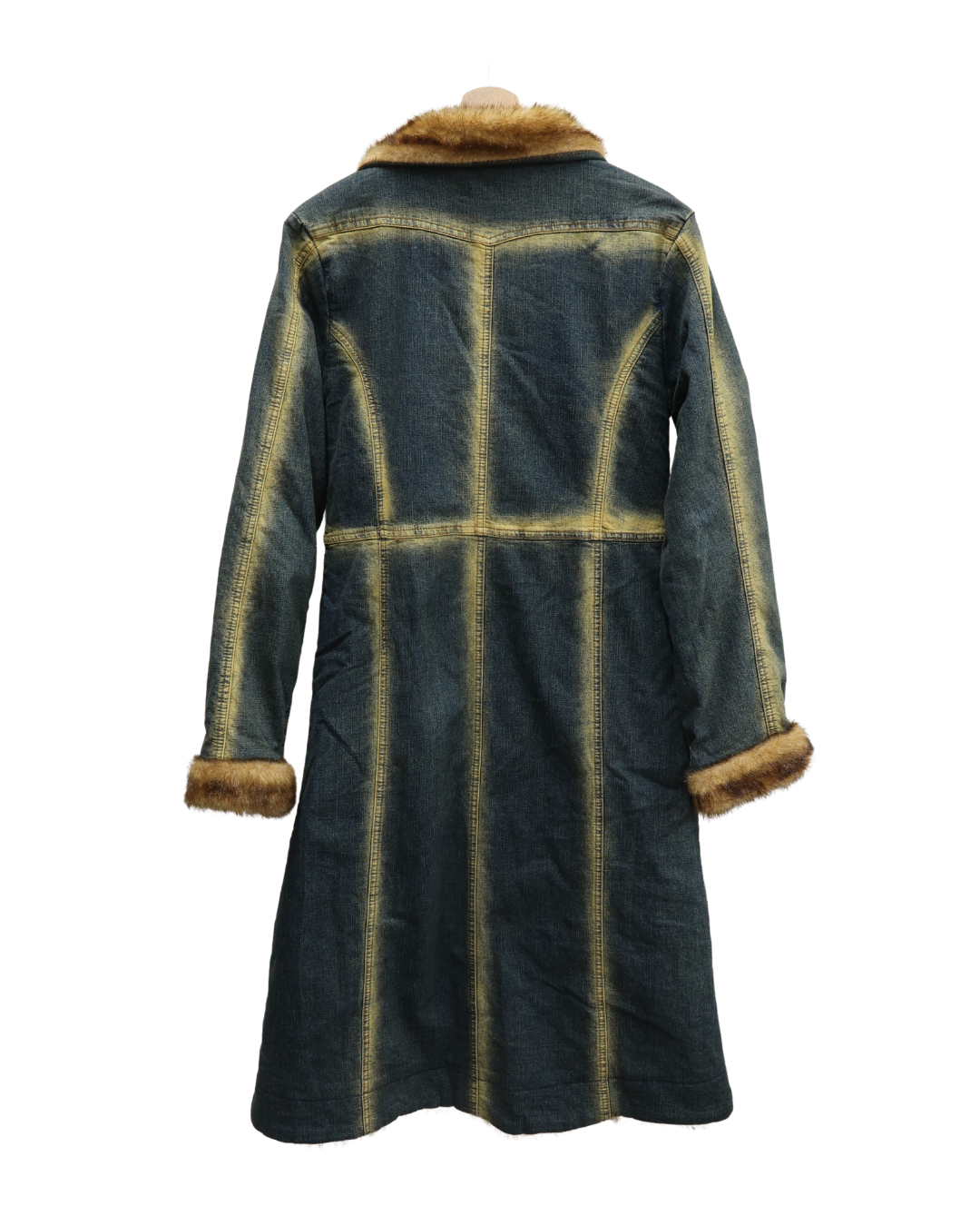 Manteau long en jean Y2K - Le Dane's - S/M