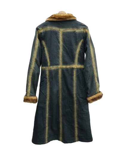 Manteau long en jean Y2K - Le Dane's - S/M