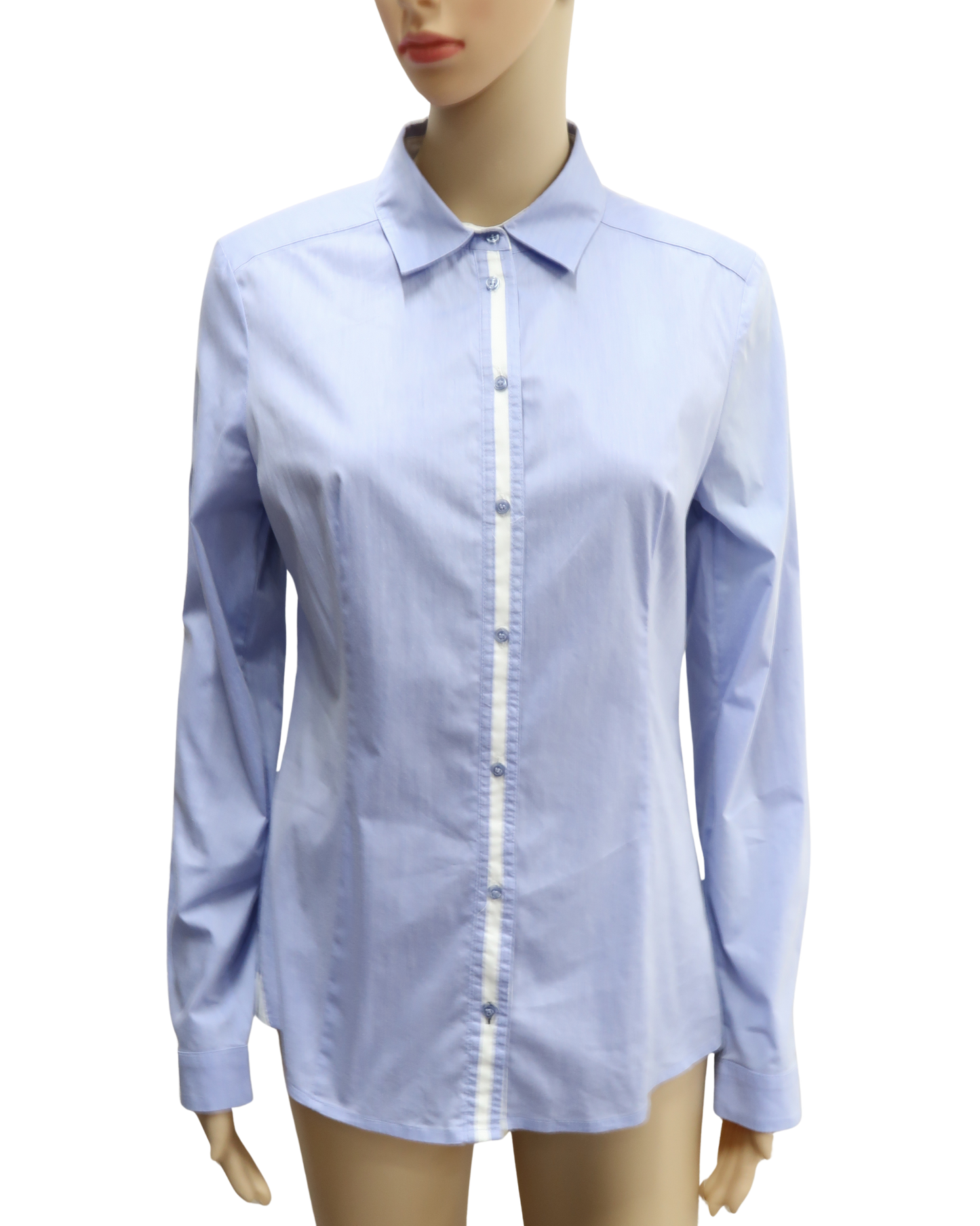 Chemise bleue & blanche - Esprit - L