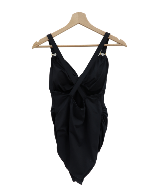 Maillot de bain une pièce noir - Séraphine - S