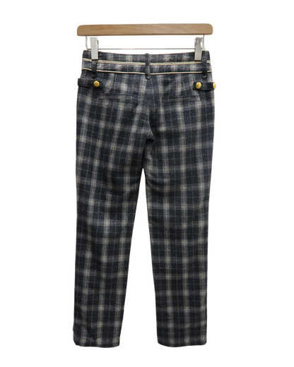 Pantalon à carreaux gris - Lucy - S