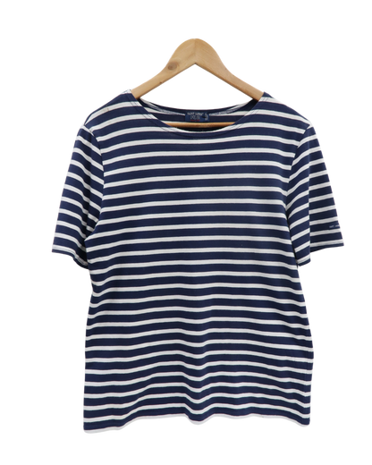 T-shirt à rayures bleu & blanc - Saint james - L