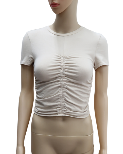 T-shirt beige - H&M - S