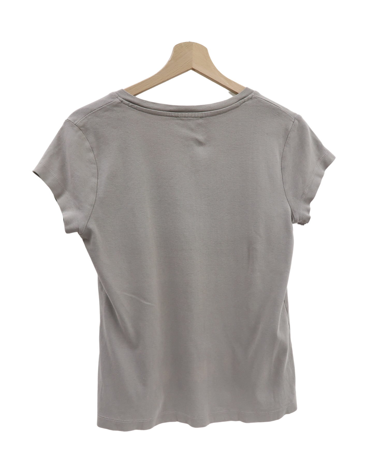 T-shirt gris col V - Ici et maintenant - M