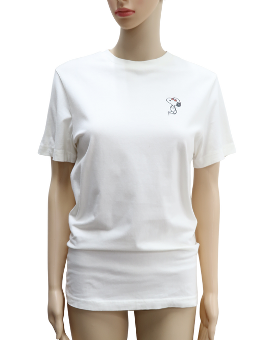T-shirt blanc snoopy - H&M - XS