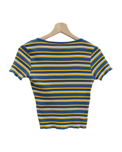 Crop top rayé - Zara - S
