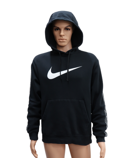 Sweat à capuche noir et blanc - Nike - M