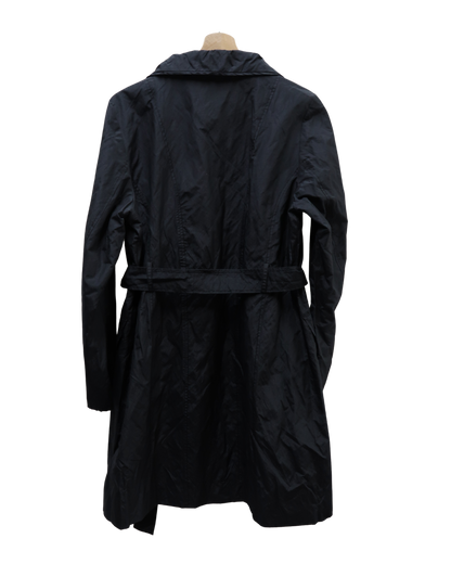 Trench imperméable noir à boutons blanc - Sarandi - M