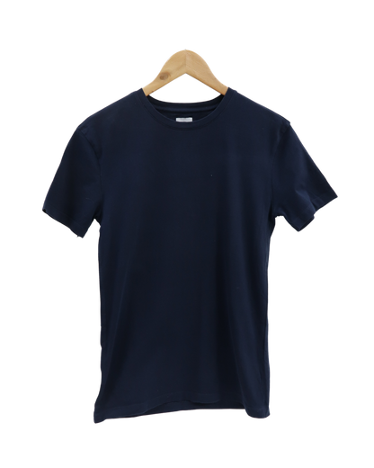T-shirt à manches courtes bleu marine - Zara - S