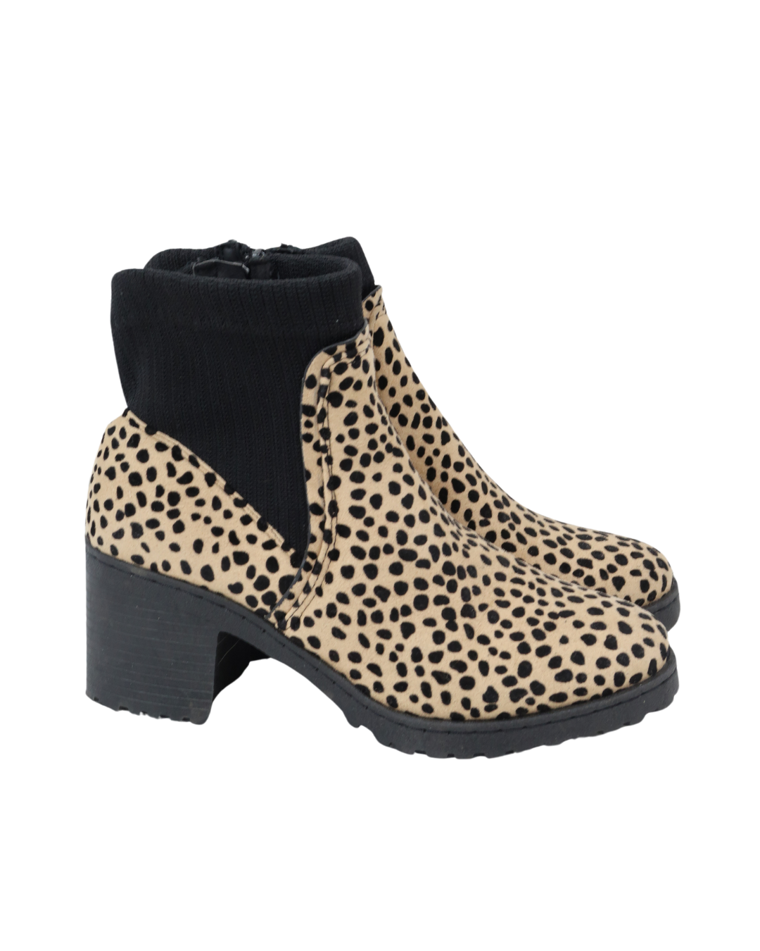 Bottines à motif léopard - 38