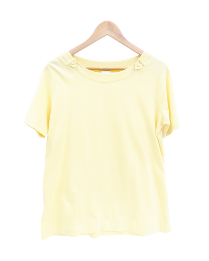 T-shirt jaune pâle - Anne Lançay - M