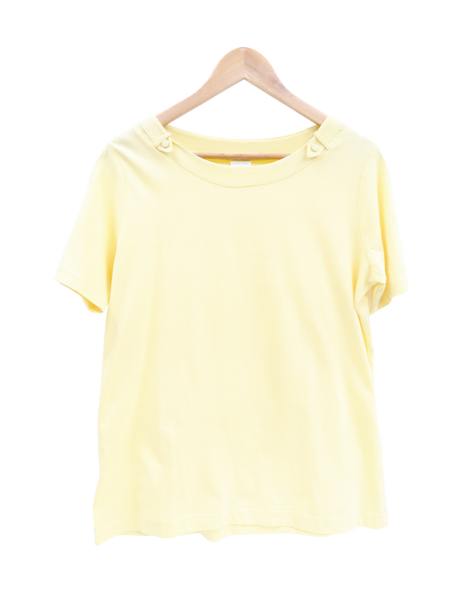 T-shirt jaune pâle - Anne Lançay - M