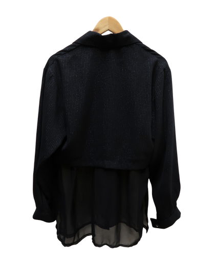 Chemise noire - Lady Vendetta - Taille unique