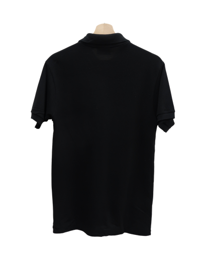 Polo noir à manches courtes - Lacoste - S