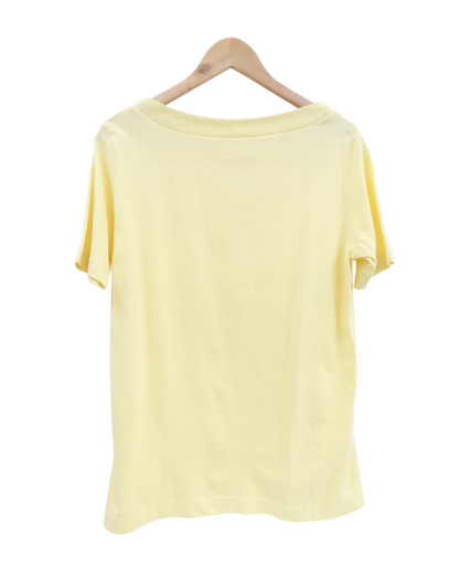 T-shirt jaune pâle - Anne Lançay - M