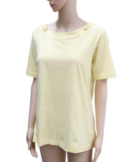 T-shirt jaune pâle - Anne Lançay - M