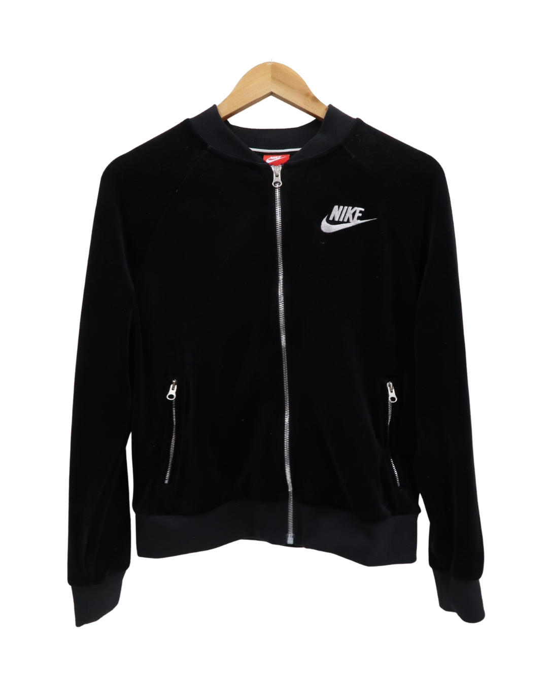 Gilet à capuche noir en velours - Nike - S