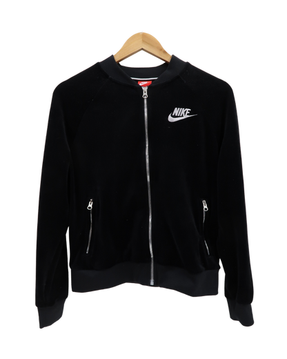 Gilet à capuche noir en velours - Nike - S