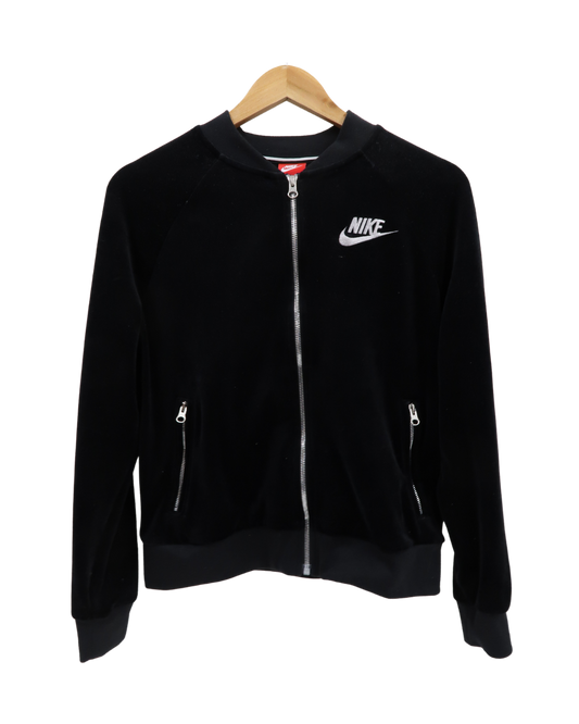 Gilet à capuche noir en velours - Nike - S