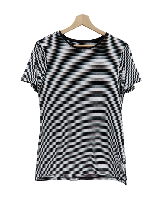 T-shirt rayé noir et blanc - Primark - M/L