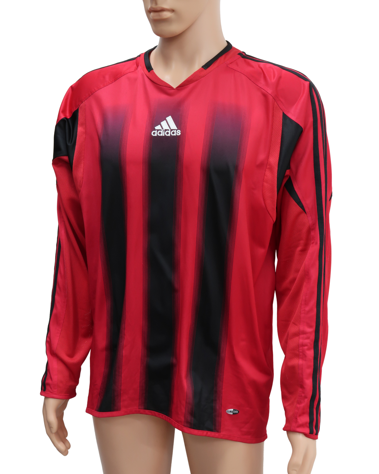 Maillot à manches longues rouge & noir - Adidas - L