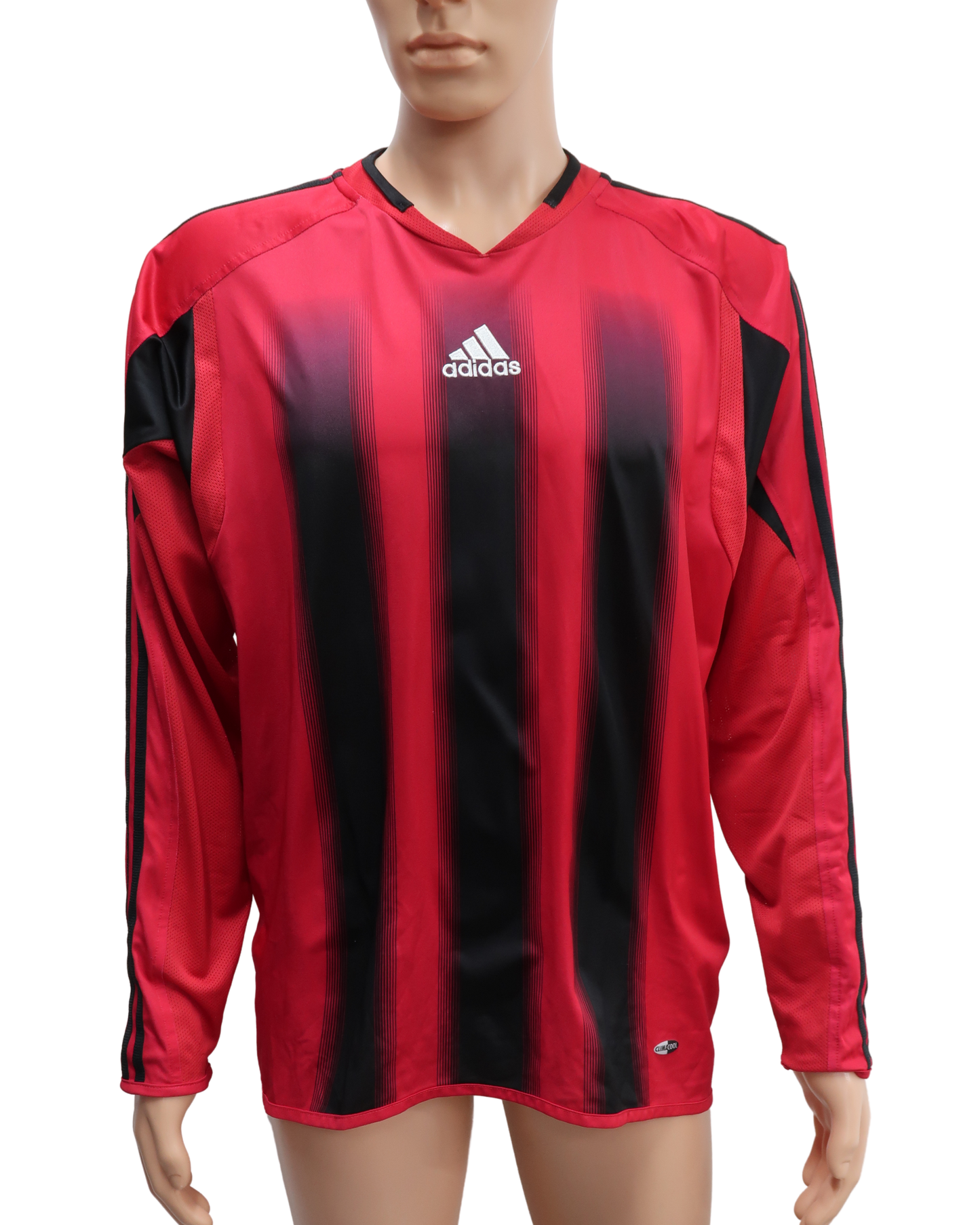 Maillot à manches longues rouge & noir - Adidas - L