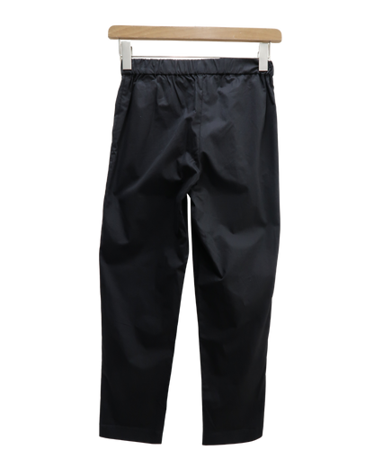 Pantacourt noir avec ruban beige - Sisley - XS