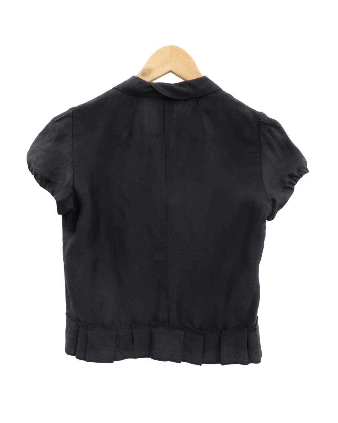Chemise noire à manches courtes - Sonia Rykiel - S