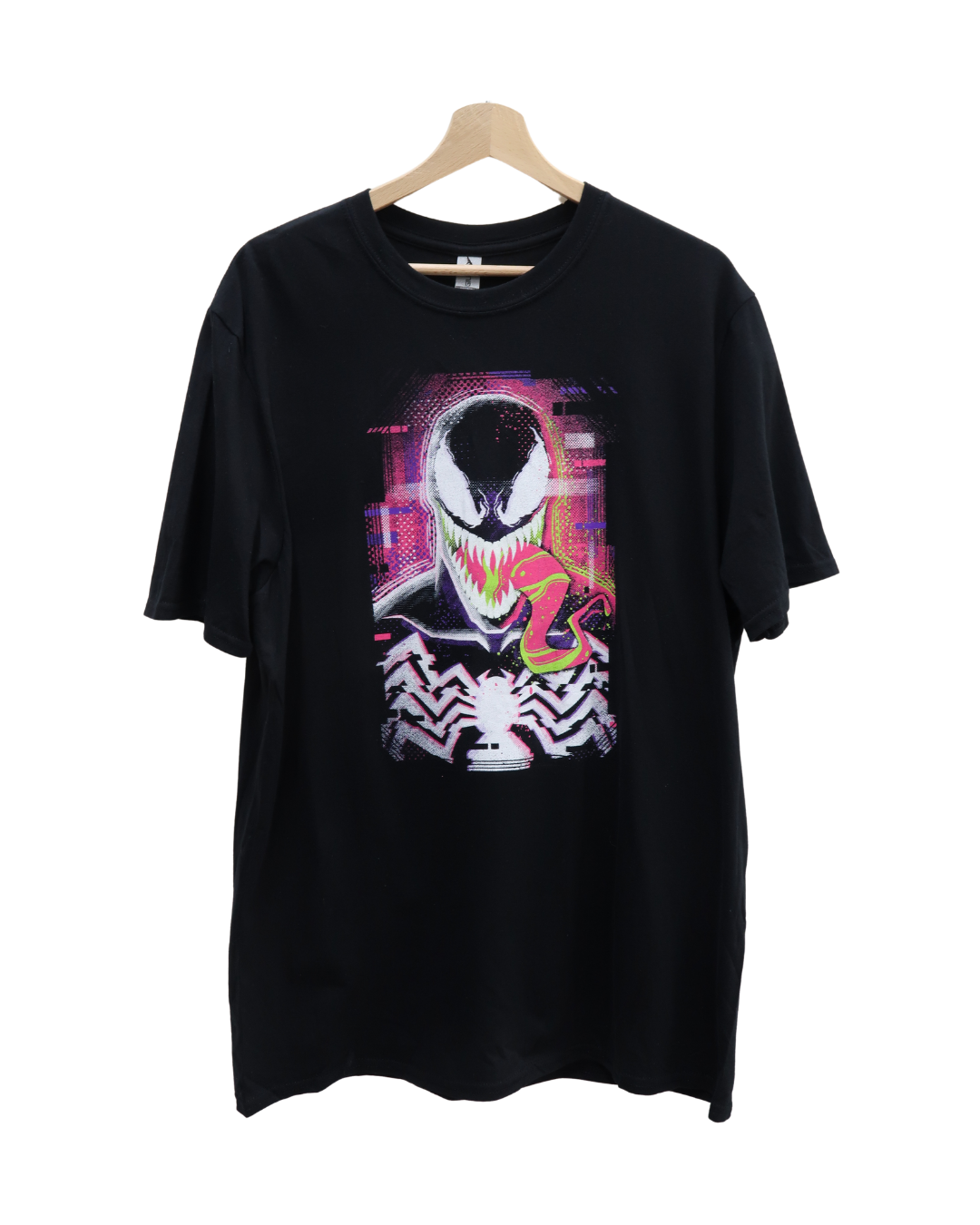 T-shirt noir à graphique - L