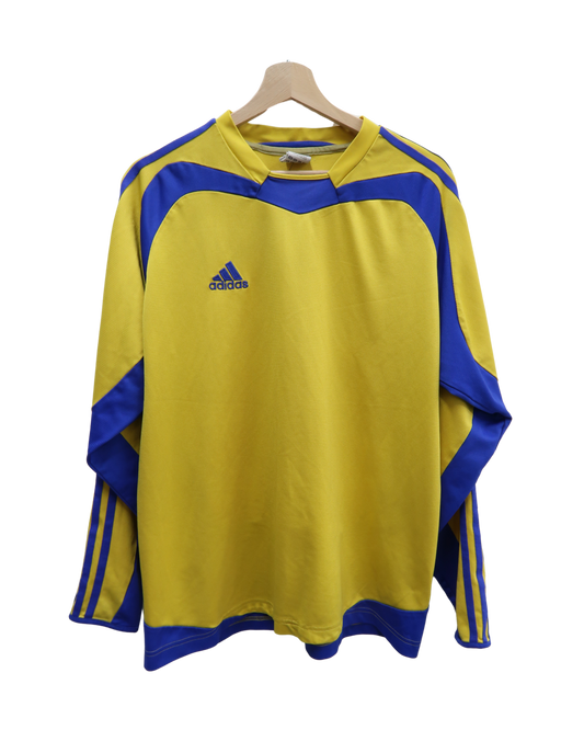 Maillot à manches longues bleu et jaune - Adidas - L