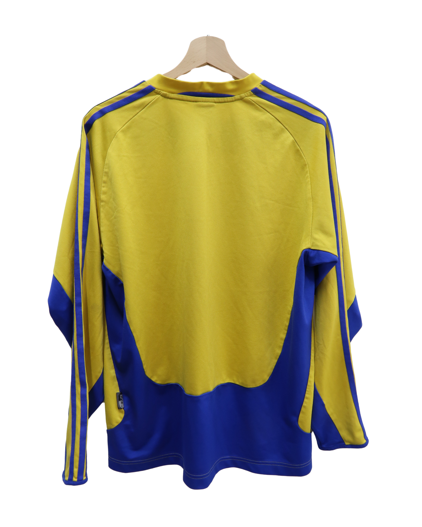 Maillot à manches longues bleu et jaune - Adidas - L