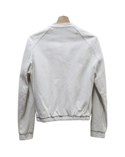 Veste blanche en simili cuir - Cooleat - M