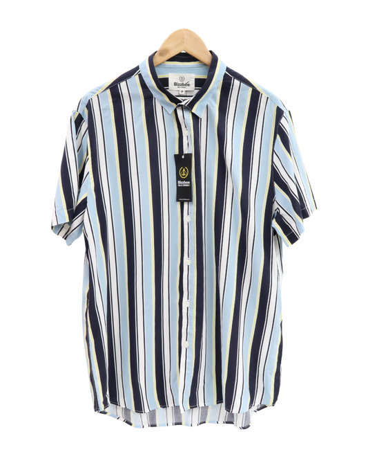 Chemise à manches courtes rayé - Bizzbee - XL