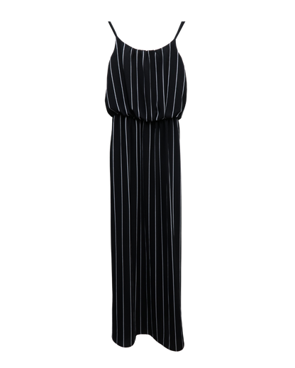 Robe longue à rayures noire et blanche - Only - S