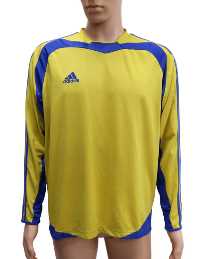 Maillot à manches longues bleu et jaune - Adidas - L