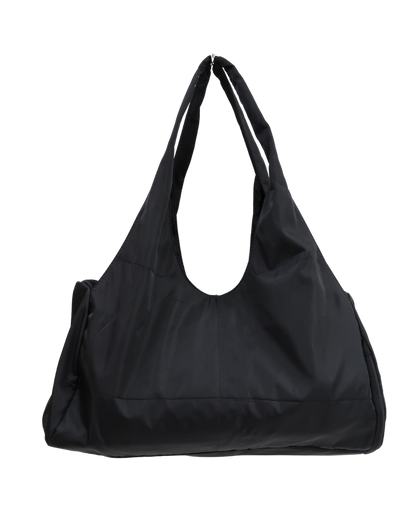 Sac à main noir en tissu impérméble