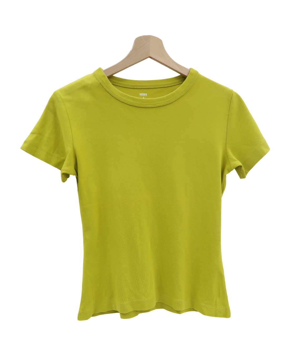 T-shirt jaune moutarde - Hema - S