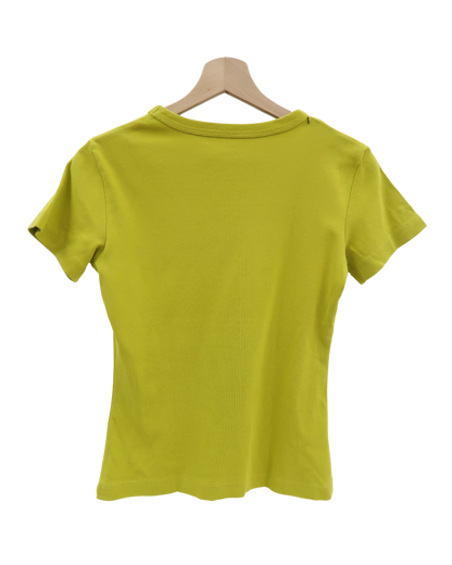 T-shirt jaune moutarde - Hema - S