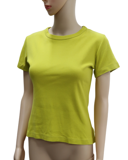 T-shirt jaune moutarde - Hema - S