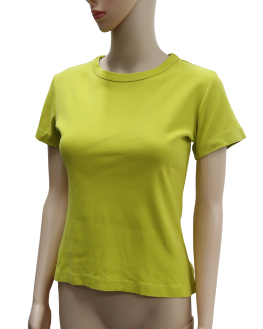 T-shirt jaune moutarde - Hema - S