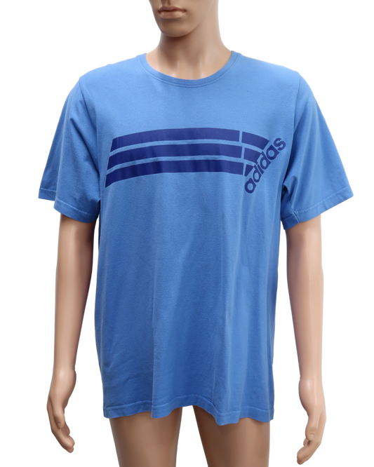 T-shirt à manches courtes bleu clair - Adidas - L